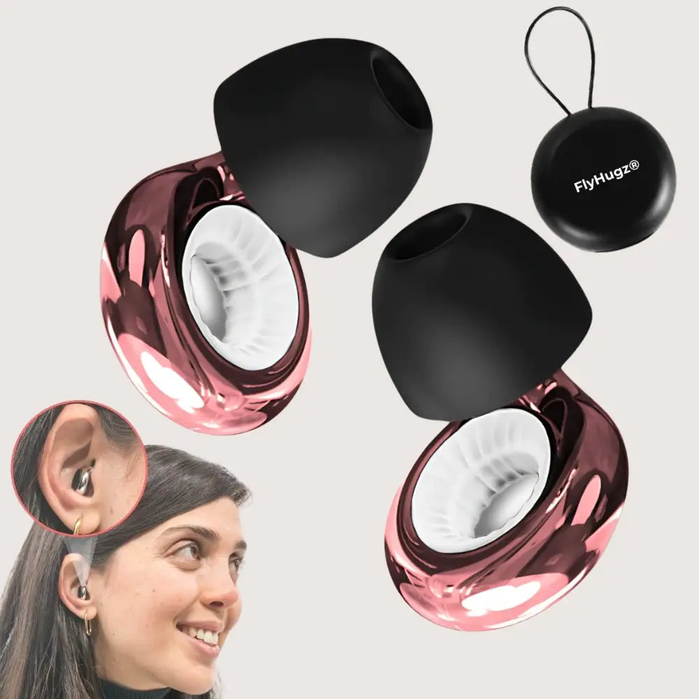 FlyHugz® Tapones para los Oídos de Viaje que Reducen Ruido