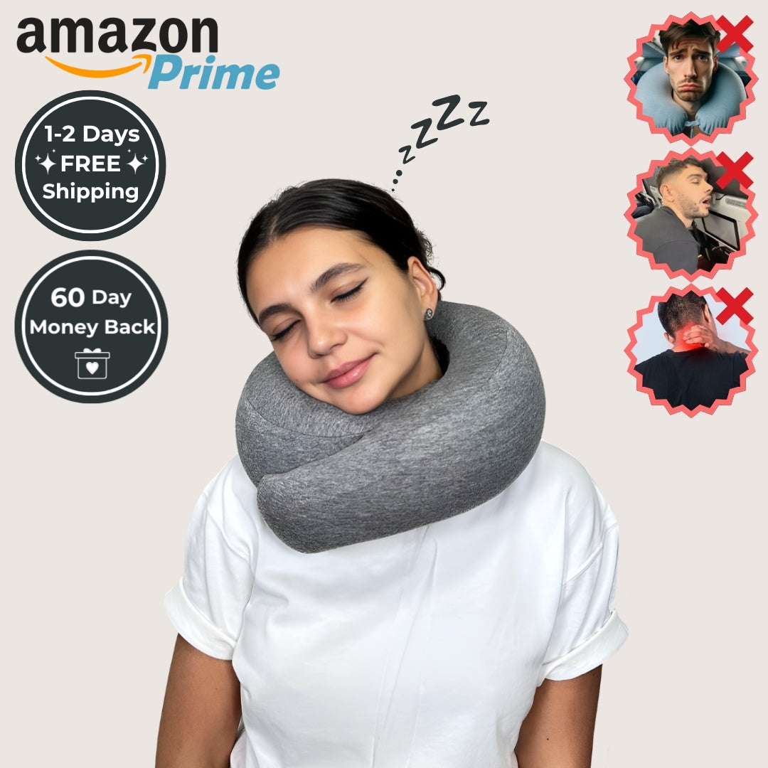 FlyHugz® Almohada de Viaje x Envío de Amazon Prime