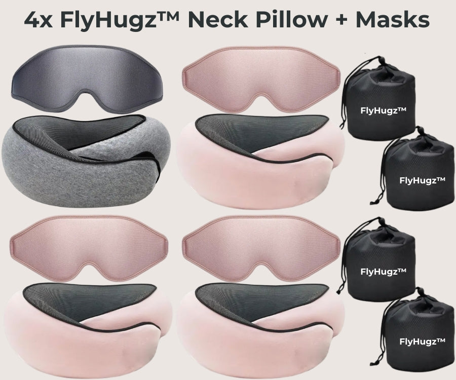FlyHugz® Almohada de Viaje para Cuello