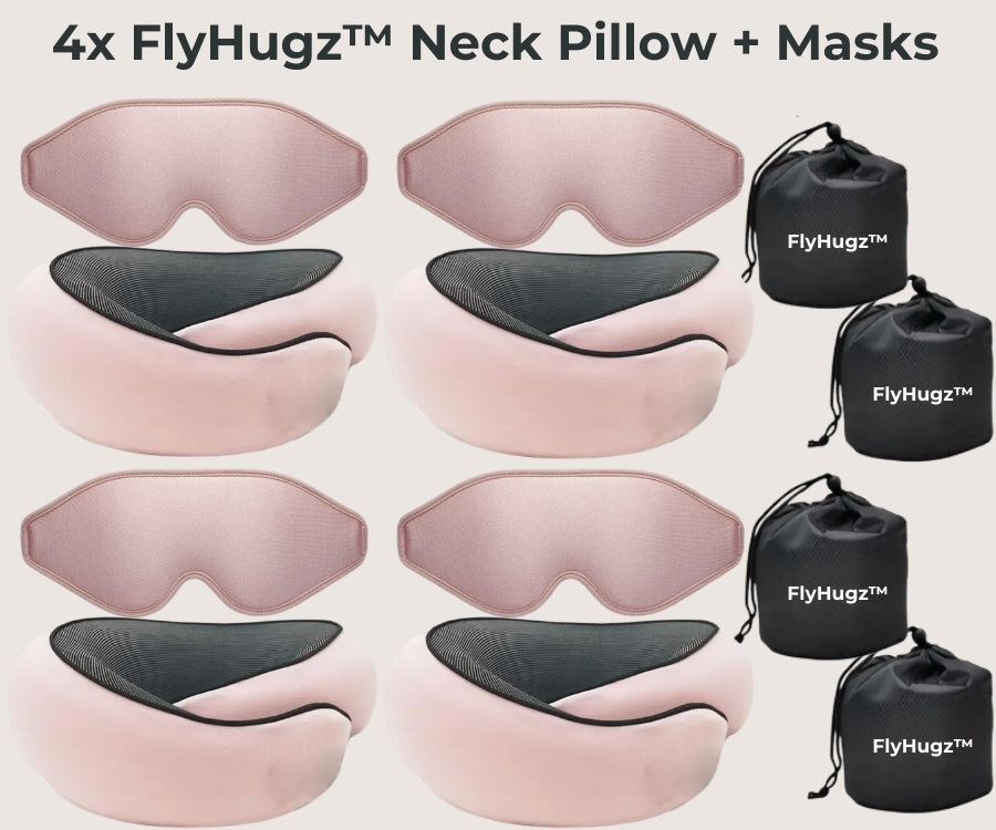 FlyHugz® Almohada de Viaje para Cuello