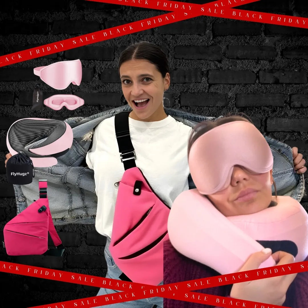 FlyHugz® Paquete de Sueño y Seguridad
