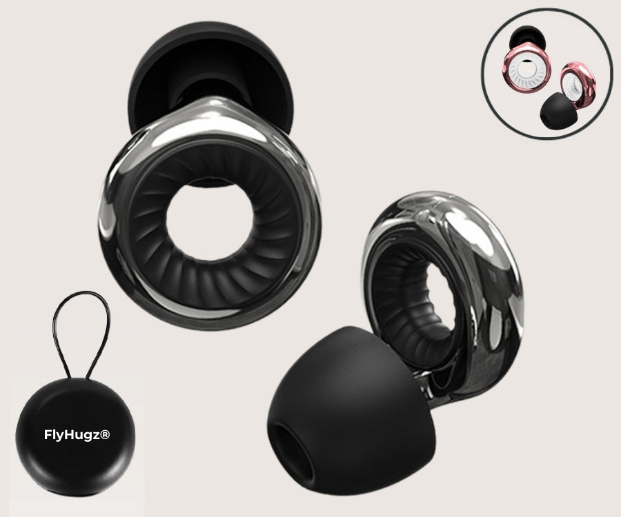 FlyHugz® Tapones para los Oídos que Reducen Ruido