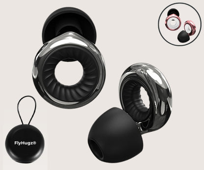 FlyHugz® Tapones para los Oídos que Reducen Ruido