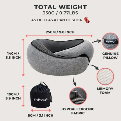 La Original Almohada de Viaje FlyHugz®