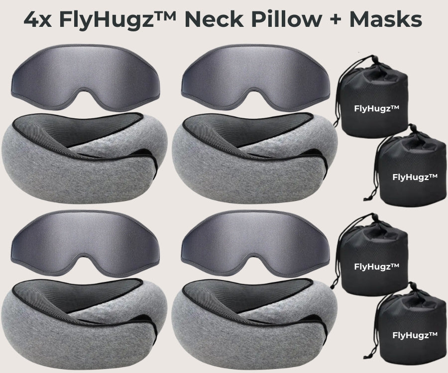 FlyHugz® Almohada de Viaje para Cuello