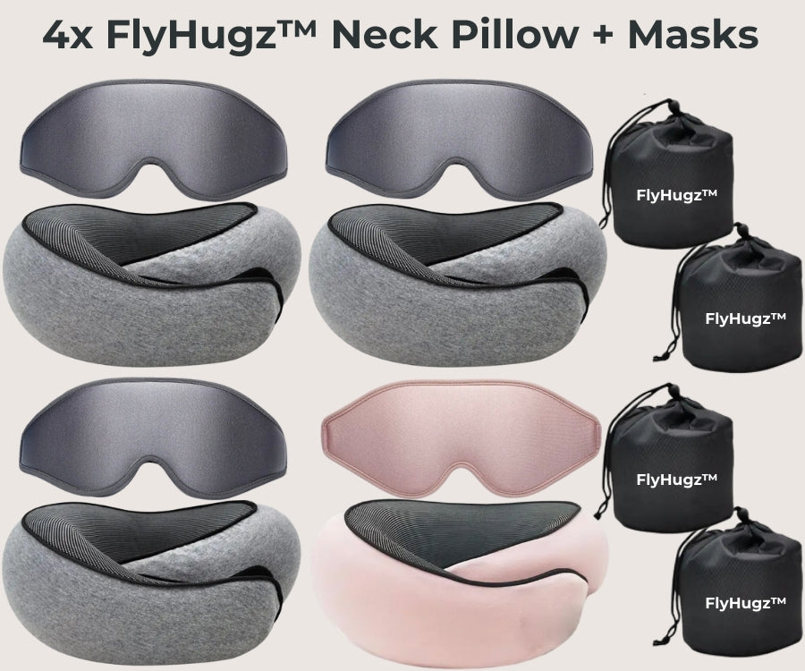 FlyHugz® Almohada de Viaje para Cuello