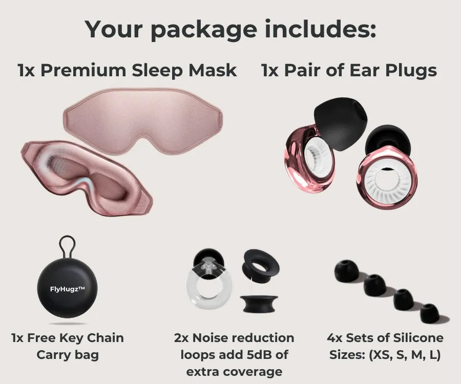 FlyHugz® Paquete de Sueño Princesa de Lujo