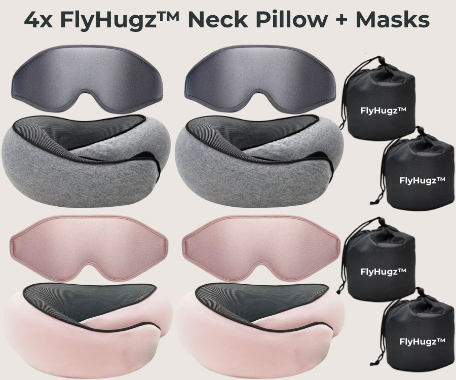 FlyHugz® Almohada de Viaje para Cuello
