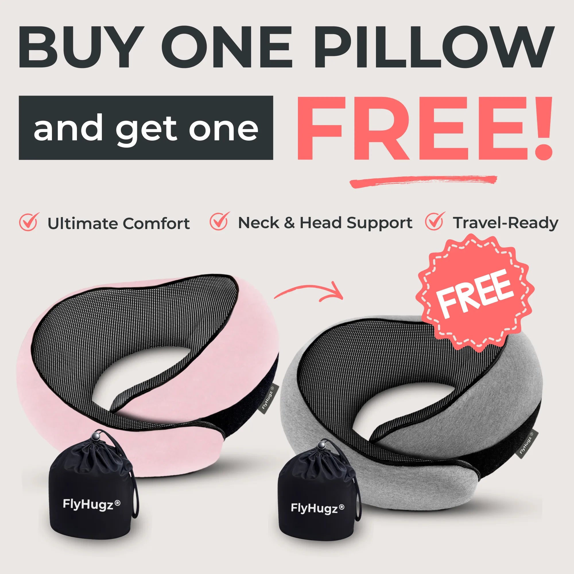 BOGO - La Almohada de Viaje FlyHugz® Original