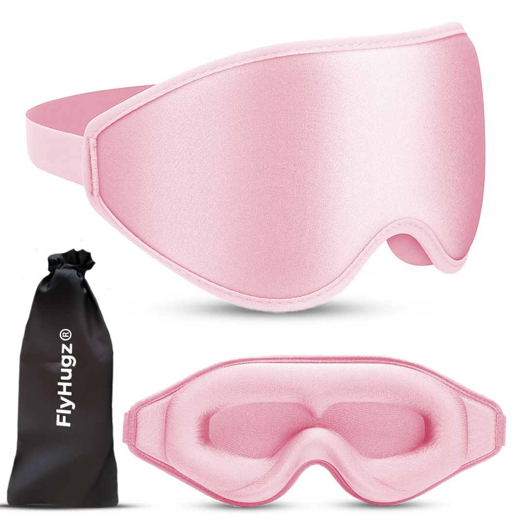 FlyHugz® Máscara de Sueño 3D para Viaje y Hogar