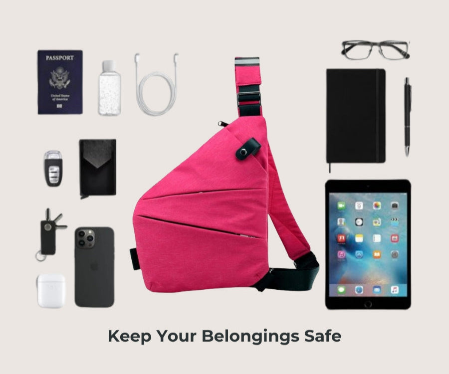 FlyHugz® Bolsa de Viaje Anti Robo (Black Friday BOGO)