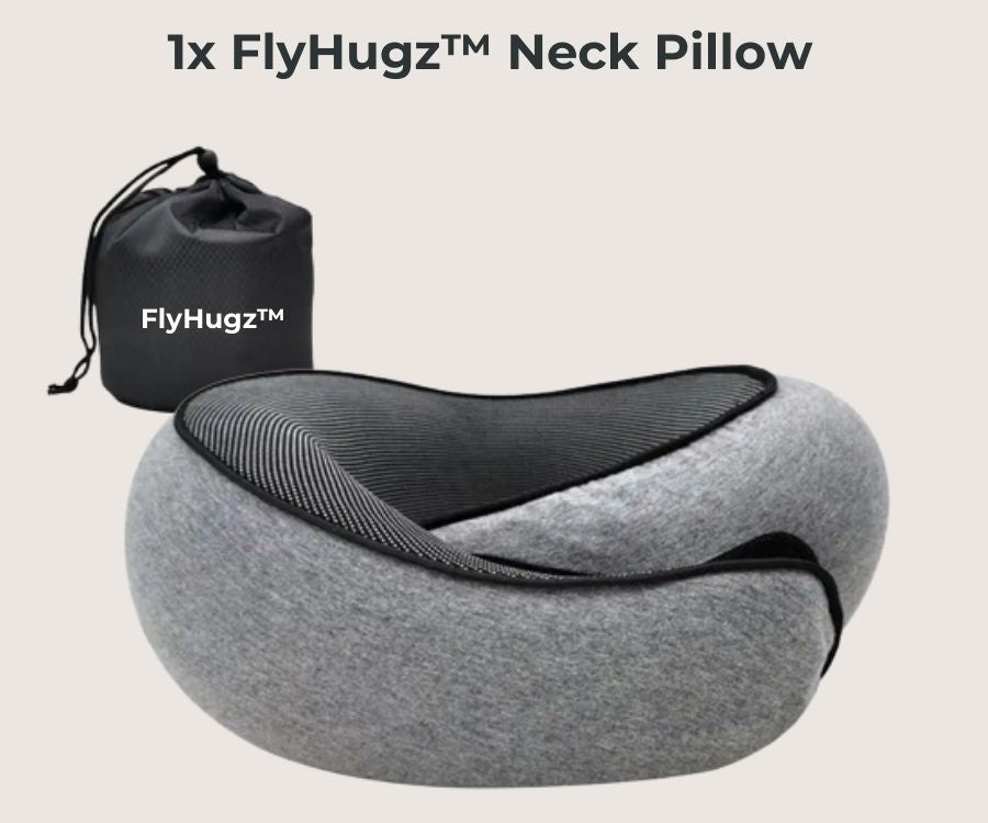 FlyHugz® Almohada de Viaje para Cuello
