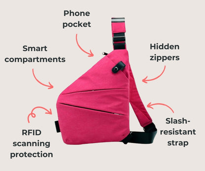 FlyHugz® Bolsa Antirrobo Princesa