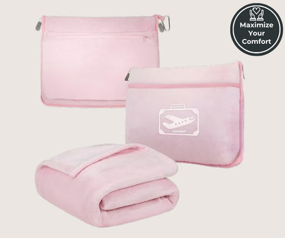 FlyHugz® Manta y Bolsa de Confort
