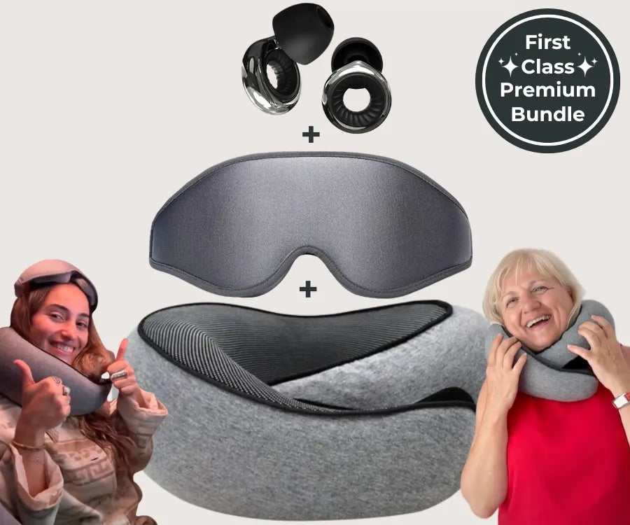 FlyHugz® Paquete Premium de Primera Clase