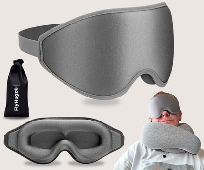 FlyHugz® Máscara de Sueño Premium