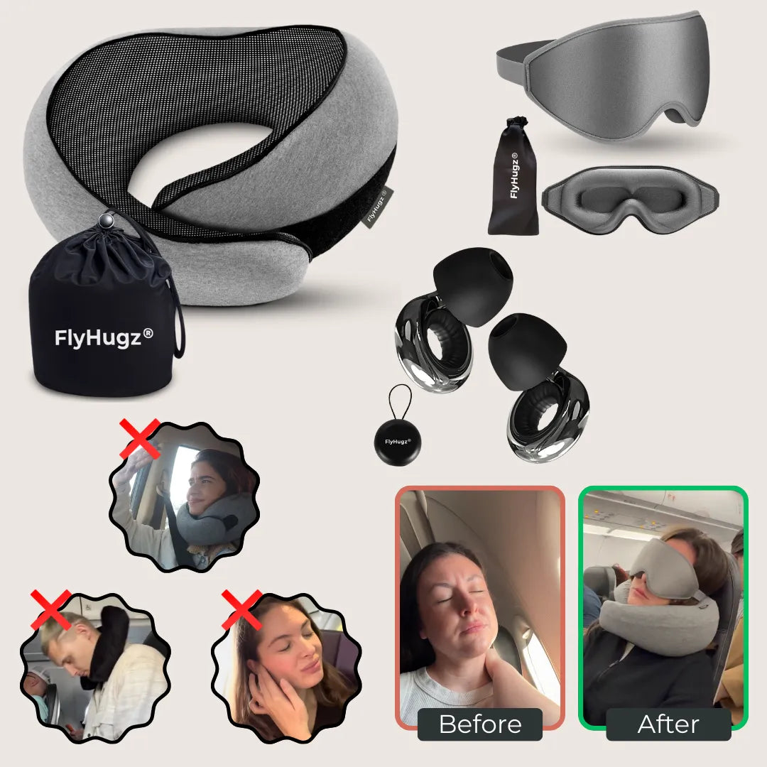 FlyHugz® Paquete Premium de Primera Clase