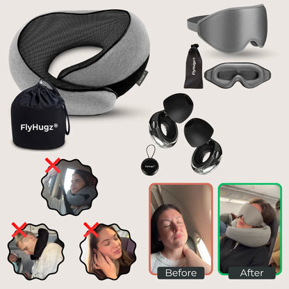 FlyHugz® Paquete Premium de Primera Clase