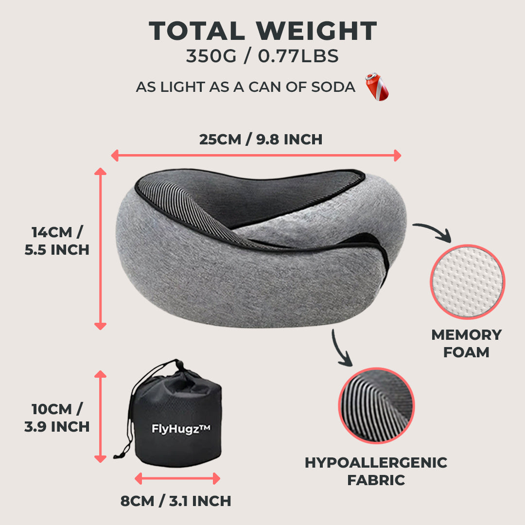 FlyHugz® Almohada de Viaje