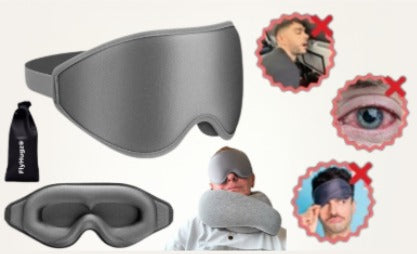 FlyHugz® Máscara de Sueño Premium 3D