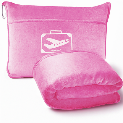 FlyHugz® Manta y Bolsa de Confort